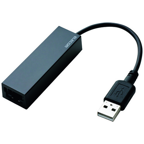 エレコム LANアダプタ Type-A EDC-FUA2-B(ご注文単位1個)【直送品】