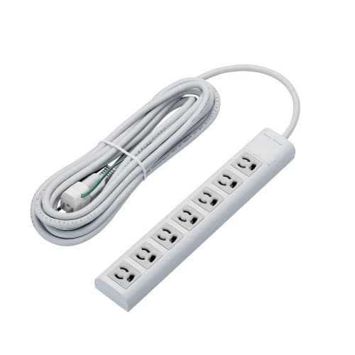 エレコム OAタップ 3P 7個口 5m T-Y055DA(ご注文単位1個)【直送品】