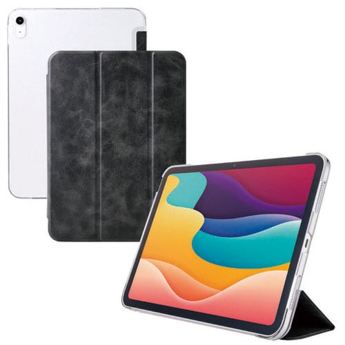 エレコム iPadレザーフラップケース TB-A25RWVBK（ご注文単位1個）【直送品】