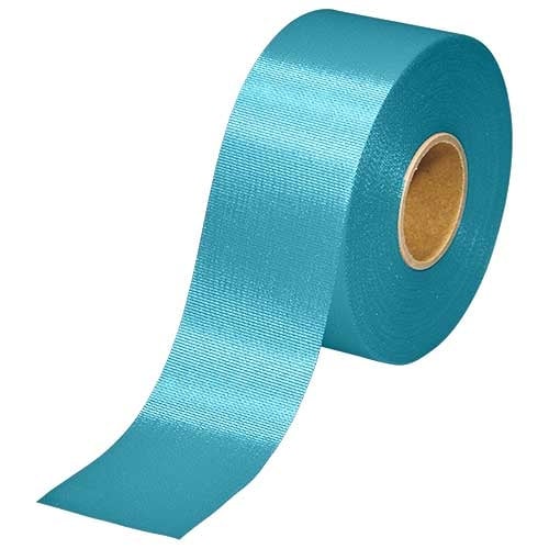 スマートバリュー カラーリボン水色 36mm*25m B836J-SK10 10巻/セット(ご注文単位1セット)【直送品】