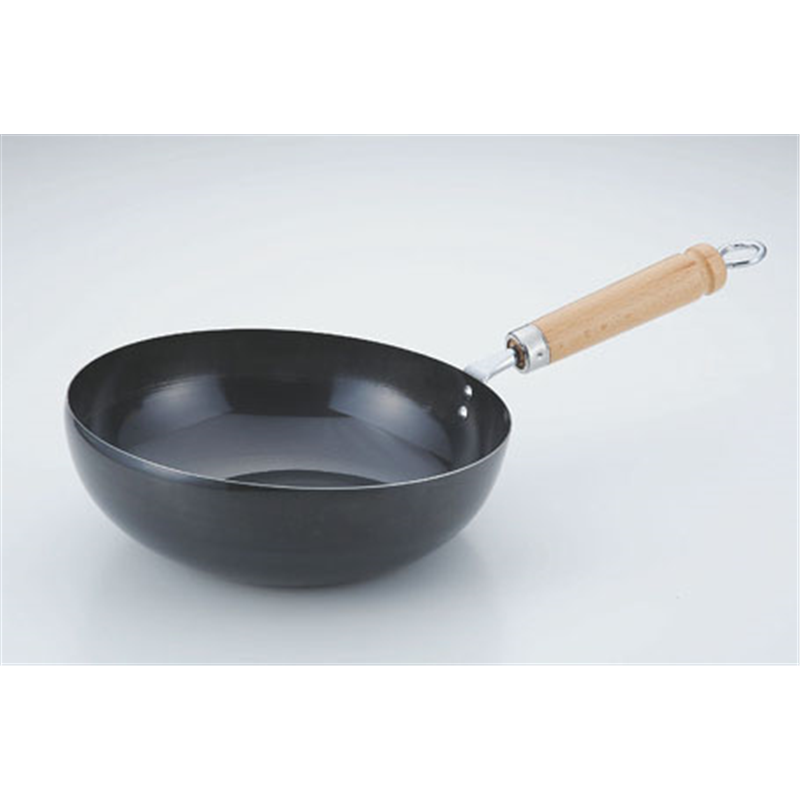 鉄こぼれにくい炒め鍋 23cm 1個（ご注文単位1個）【直送品】