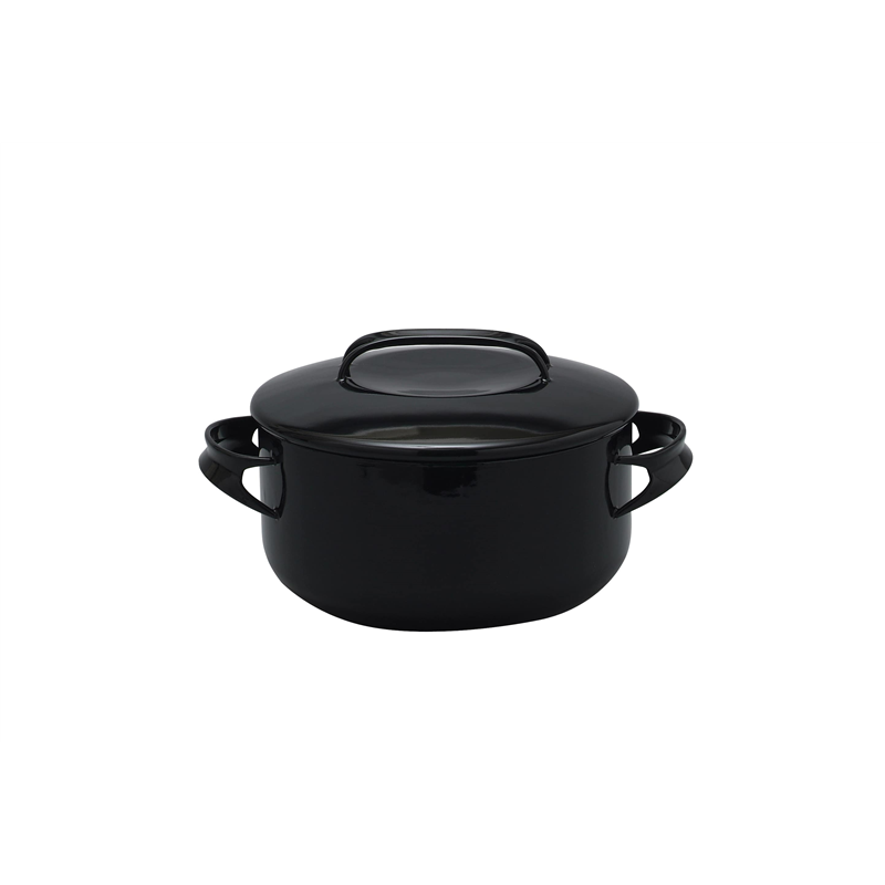 野田琺瑯 NOM-20T BK ノマクキャセロール 20cm ブラック 1個（ご注文単位1個）【直送品】