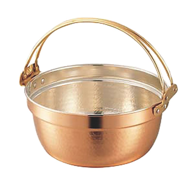 SW 銅料理鍋 ツル付 33cm(10.6L) 1個（ご注文単位1個）【直送品】