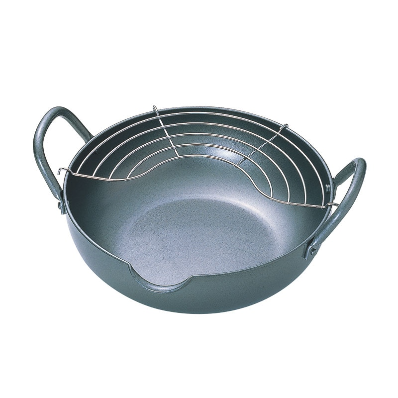 極天 極厚揚げ鍋 28cm GT-28W 1個(ご注文単位1個)【直送品】
