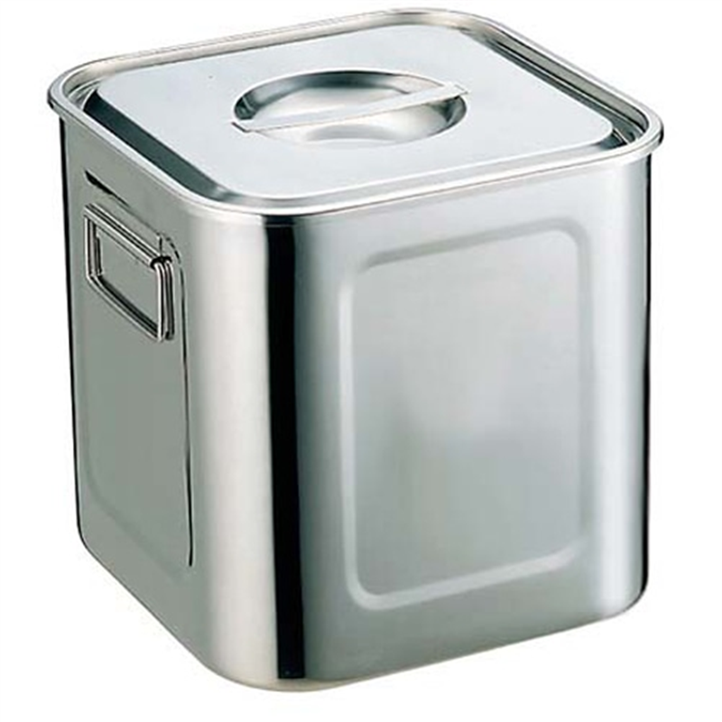 UK 角 深型キッチンポット 21cm 手付(8.6L) 1個（ご注文単位1個）【直送品】