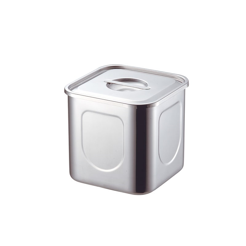 KO 18-8角キッチンポット 11cm(1.2L) 1個（ご注文単位1個）【直送品】