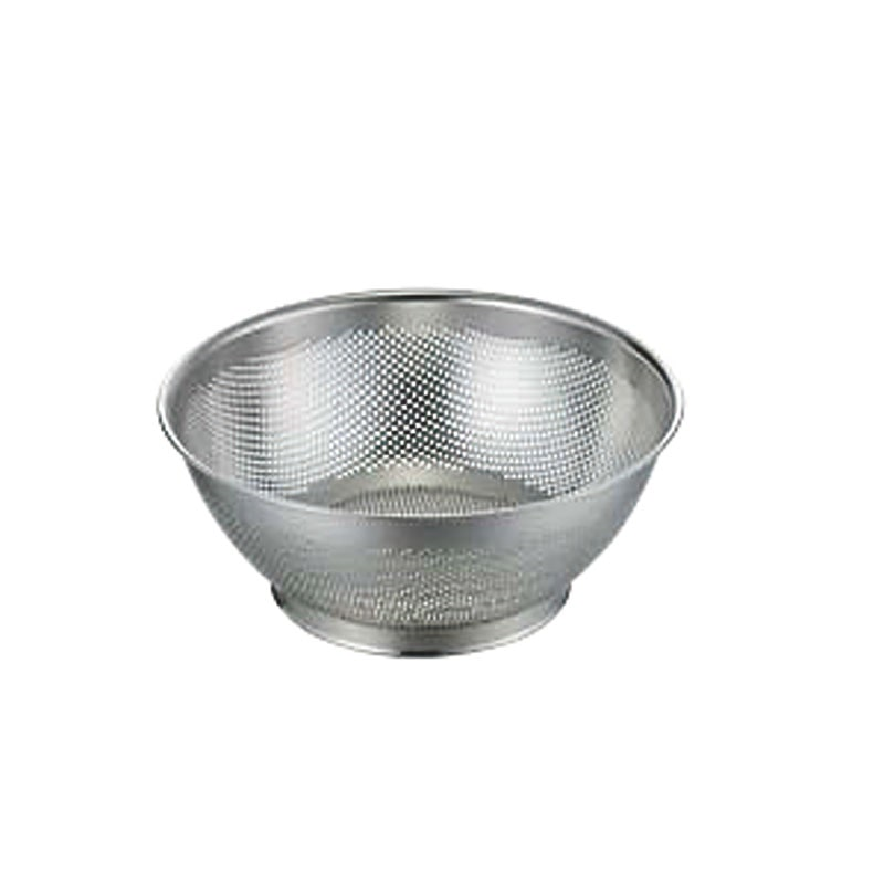 UK 18-8パンチング水切ザル 27cm 1個（ご注文単位1個）【直送品】