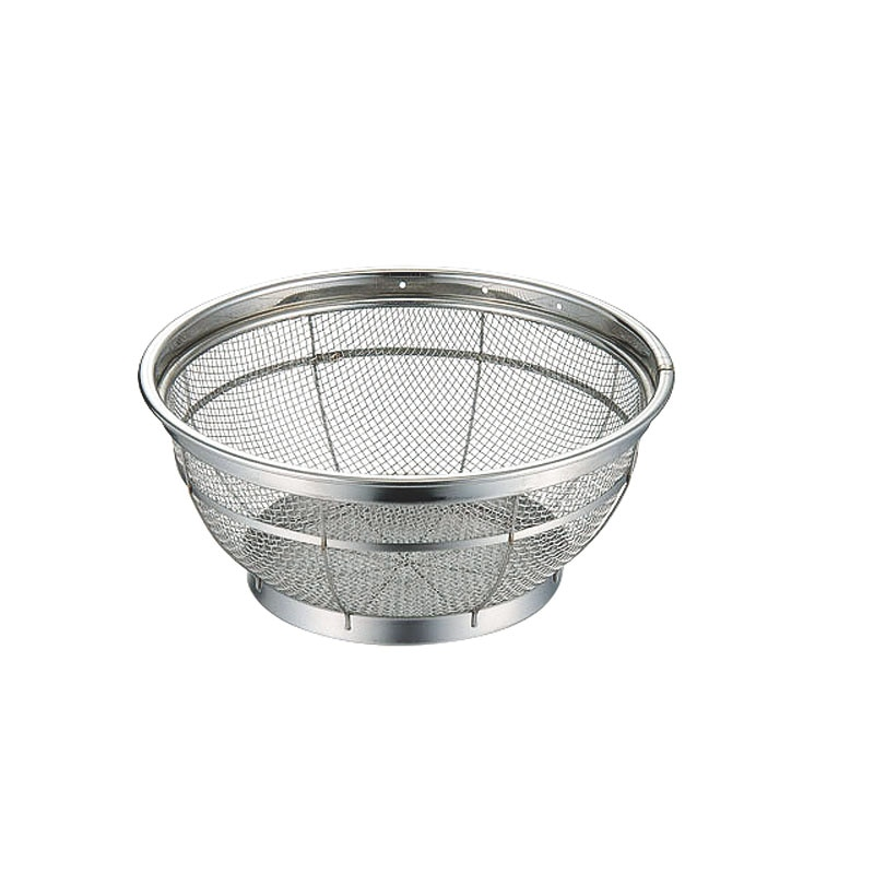 BK 18-8F型ザル荒目 22.5cm 1個（ご注文単位1個）【直送品】