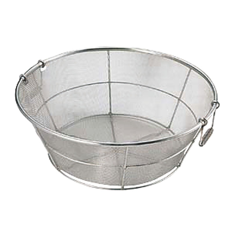 18-8底平揚げザル 荒目 55cm 1個（ご注文単位1個）【直送品】