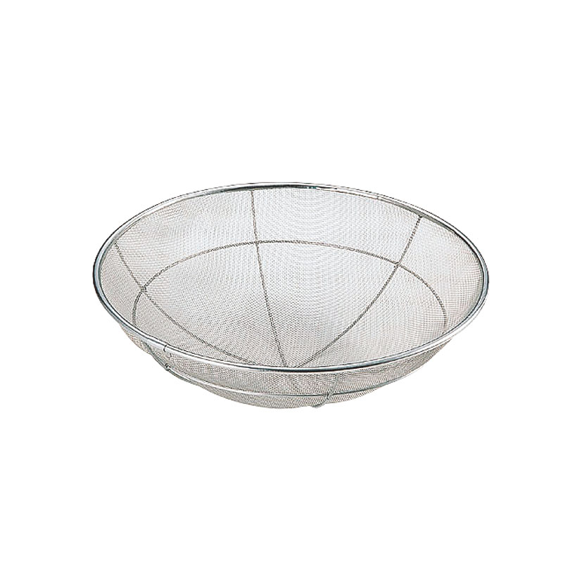 18-8底丸揚げザル 細目 51cm 1個（ご注文単位1個）【直送品】