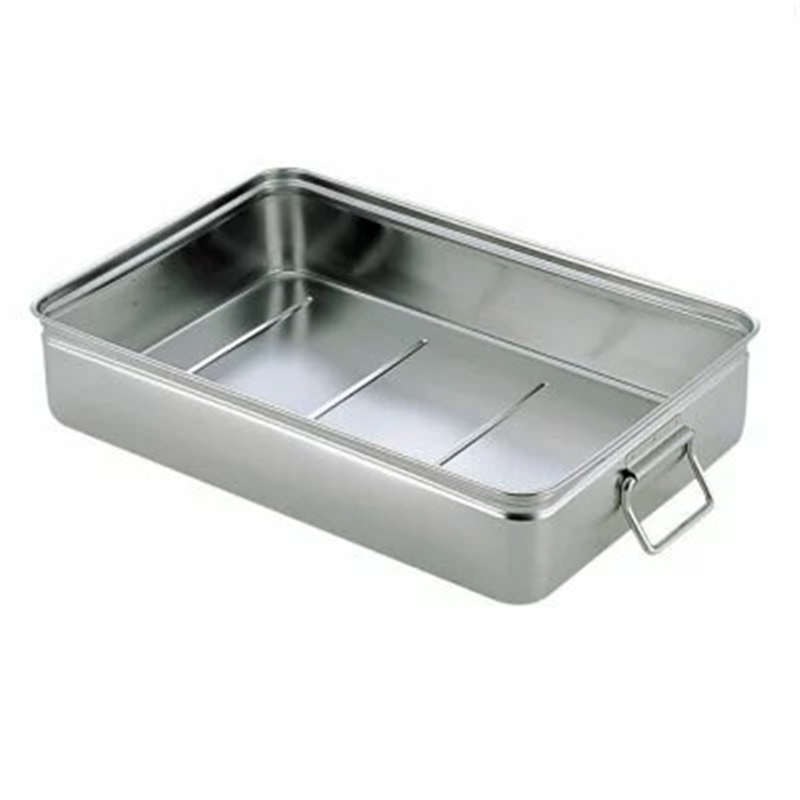 AG 18-8番重バット 手付 大 80浅型 1個(ご注文単位1個)【直送品】