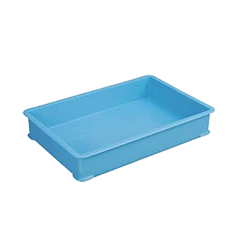 PPカラー番重 B型グリーン 外寸574x388x73 1個（ご注文単位1個）【直送品】