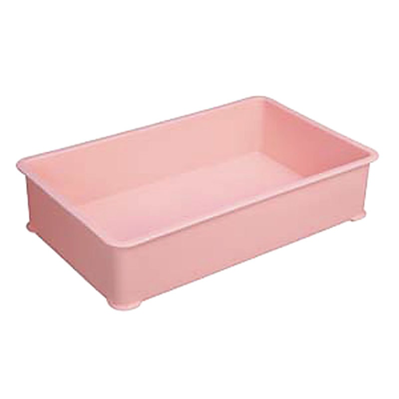 PPカラー番重 特大 B型ピンク 外寸684x423x100 1個（ご注文単位1個）【直送品】