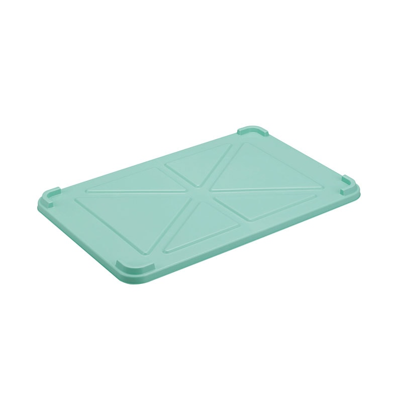 PPカラー番重用 蓋 大型 グリーン 1個（ご注文単位1個）【直送品】