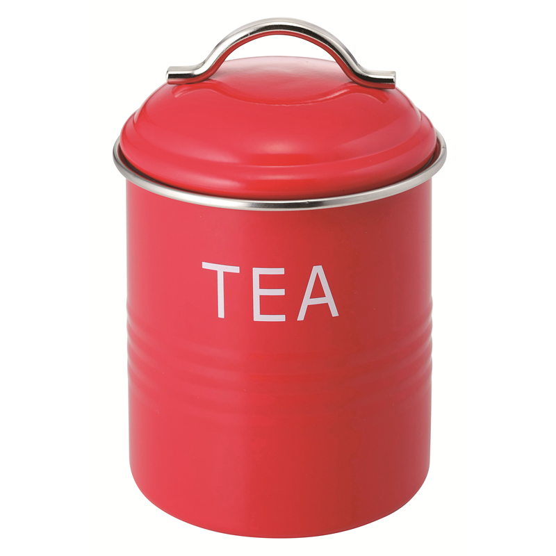 バーネットキャニスター 赤 TEA 1個(ご注文単位1個)【直送品】