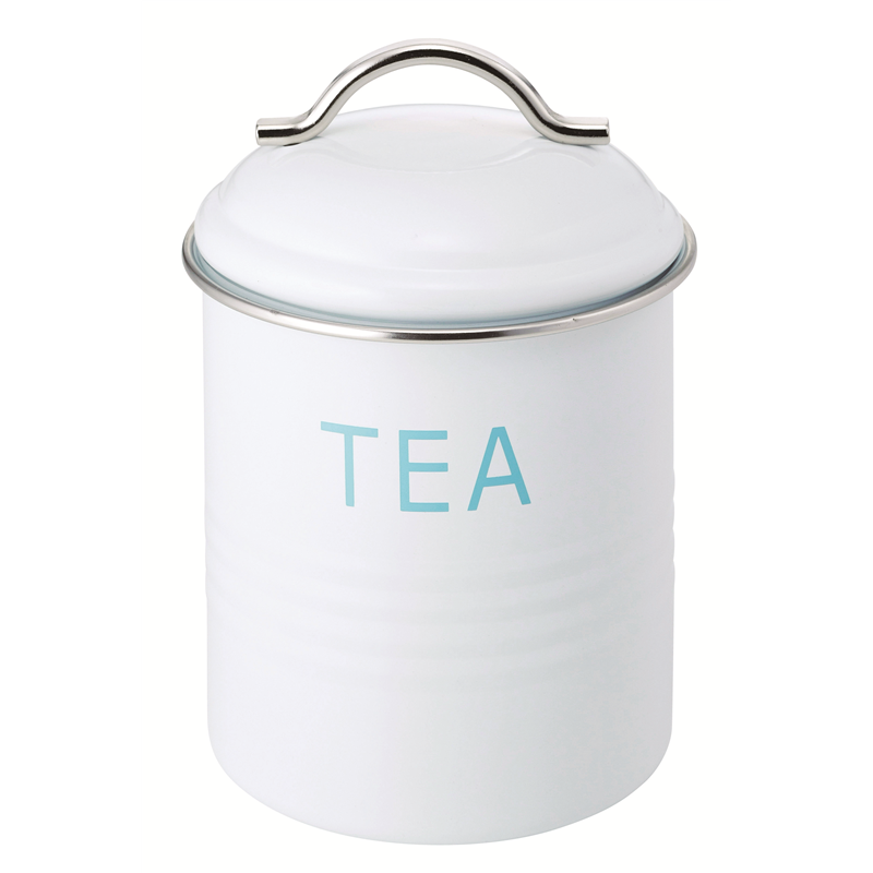 バーネットキャニスター 白 TEA 1個(ご注文単位1個)【直送品】