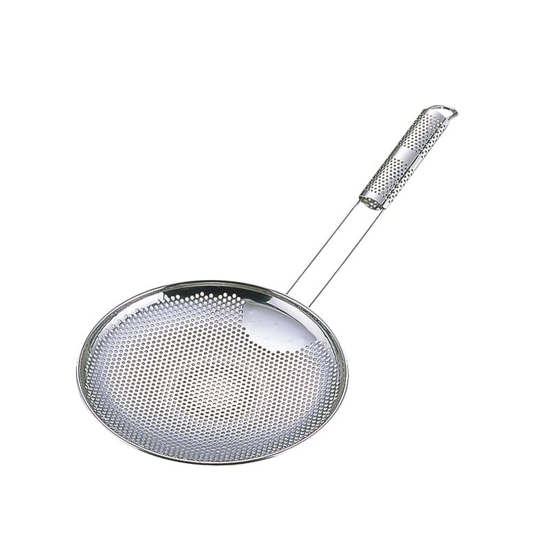UK18-8パンチングそば揚 横型18cm 1個(ご注文単位1個)【直送品】