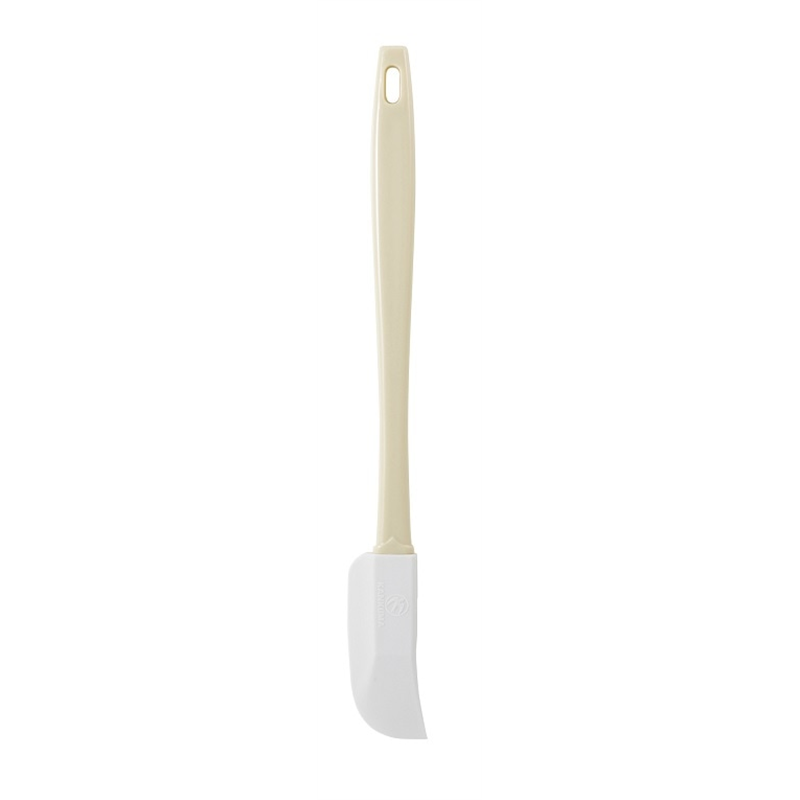 KD PC柄シリコンゴムヘラ 小 クリーム 1個(ご注文単位1個)【直送品】