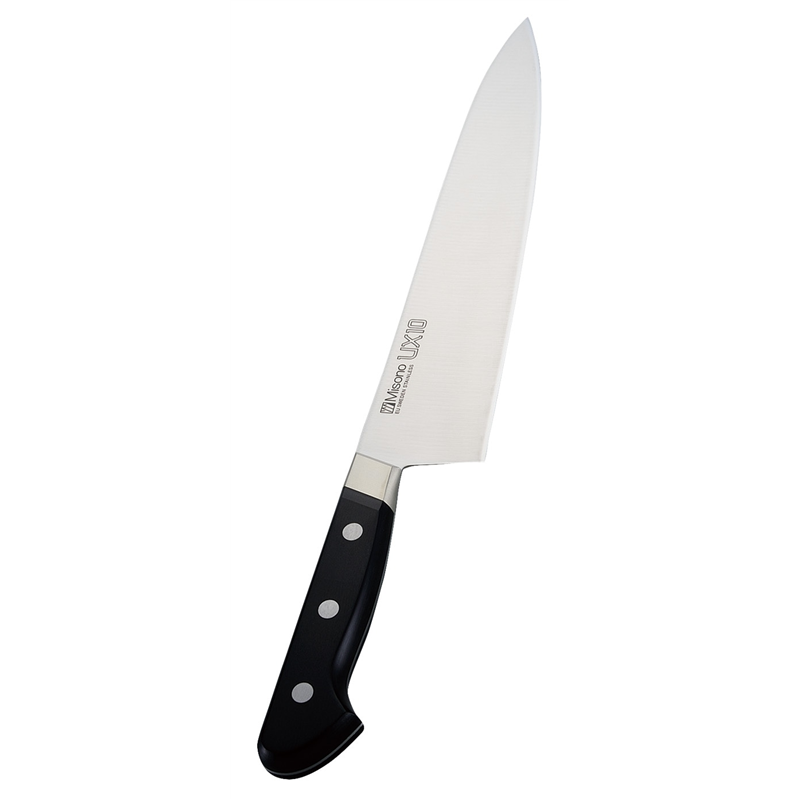 ミソノUX10 ツバ付牛刀30cm №715 1個（ご注文単位1個）【直送品】
