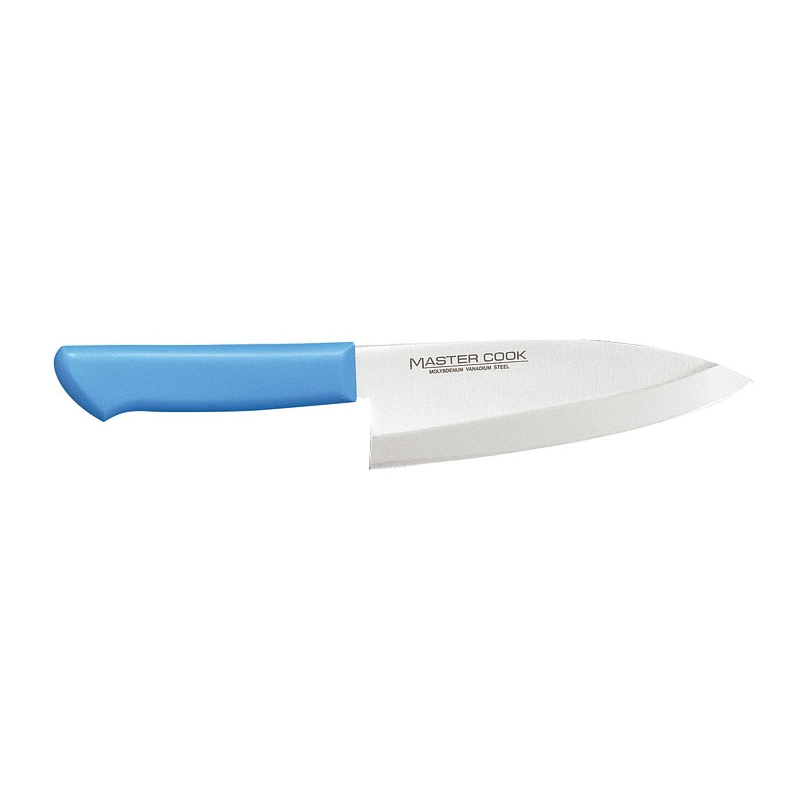マスターコック MCDK-165 和風出刃 16.5cm ブルー 1個(ご注文単位1個)【直送品】