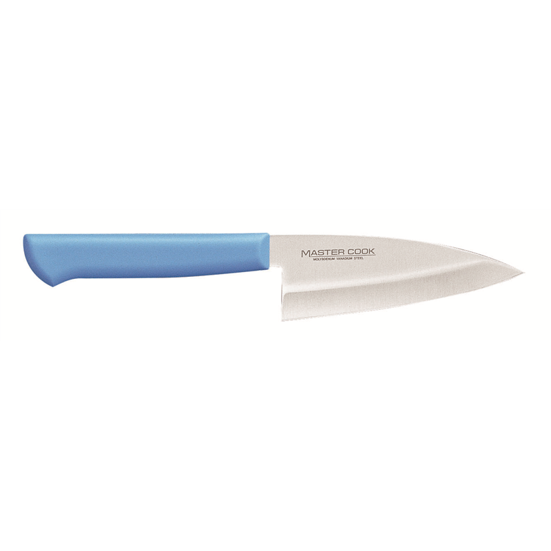 マスターコック MCAK-70 小出刃(片刃) 7cm ブルー 1個（ご注文単位1個）【直送品】