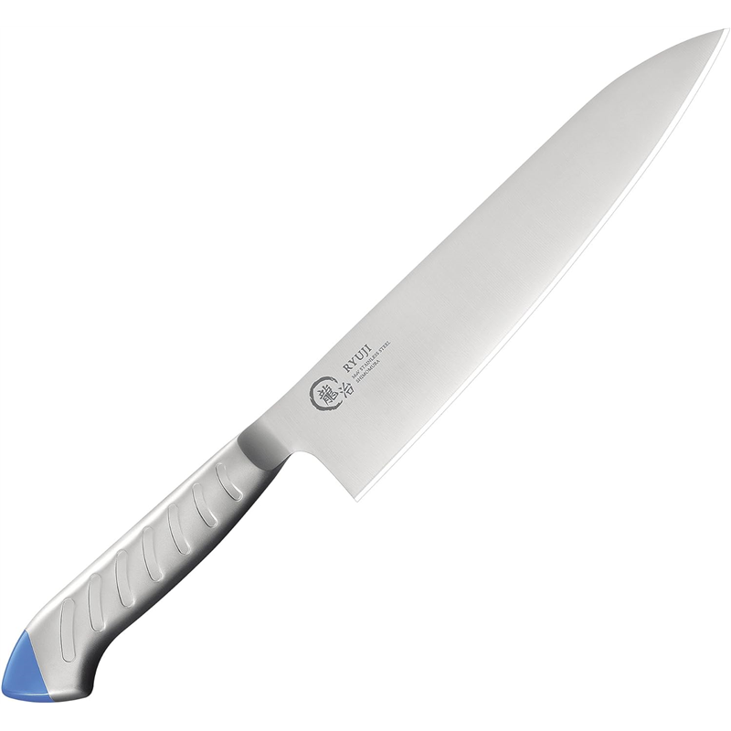 龍治 ステンカラー 牛刀 300mm 青 RYS-17BL 1個(ご注文単位1個)【直送品】