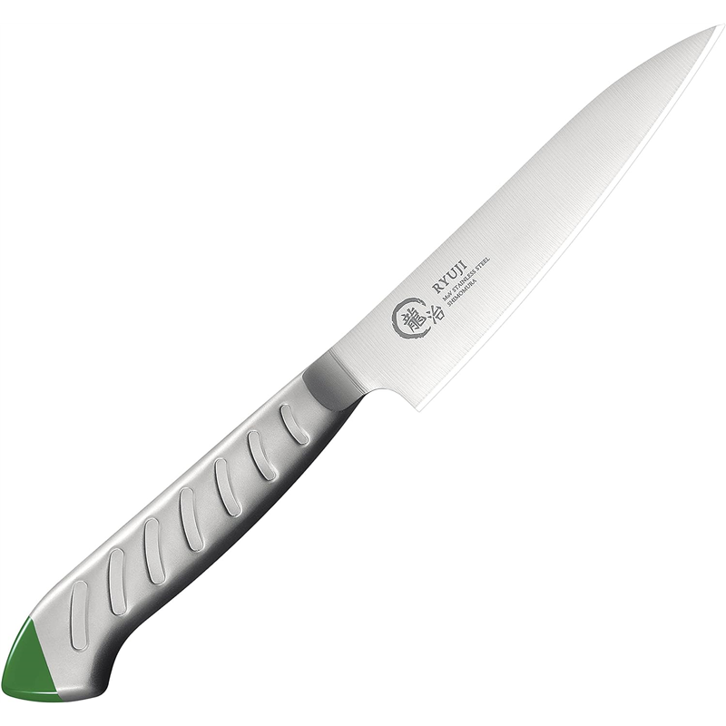 龍治 ステンカラー ペティ 125mm 緑 RYS-19G 1個(ご注文単位1個)【直送品】