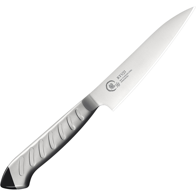 龍治 ステンカラー ペティ 150mm 黒 RYS-20B 1個(ご注文単位1個)【直送品】