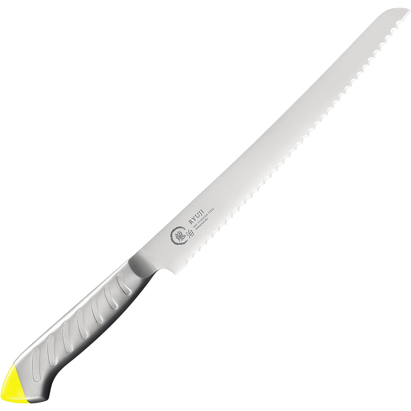龍治 ステンカラー パンスライサー 230mm 黄 RYS-24Y 1個（ご注文単位1個）【直送品】