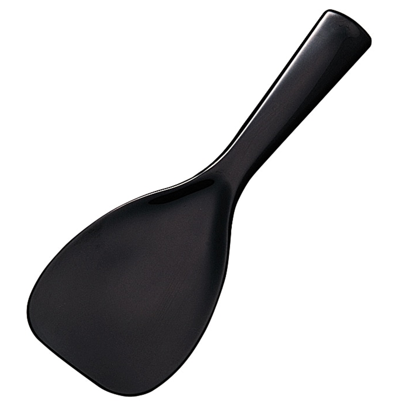 101B 飯杓子(大)黒 袋入 抗菌 1個(ご注文単位1個)【直送品】