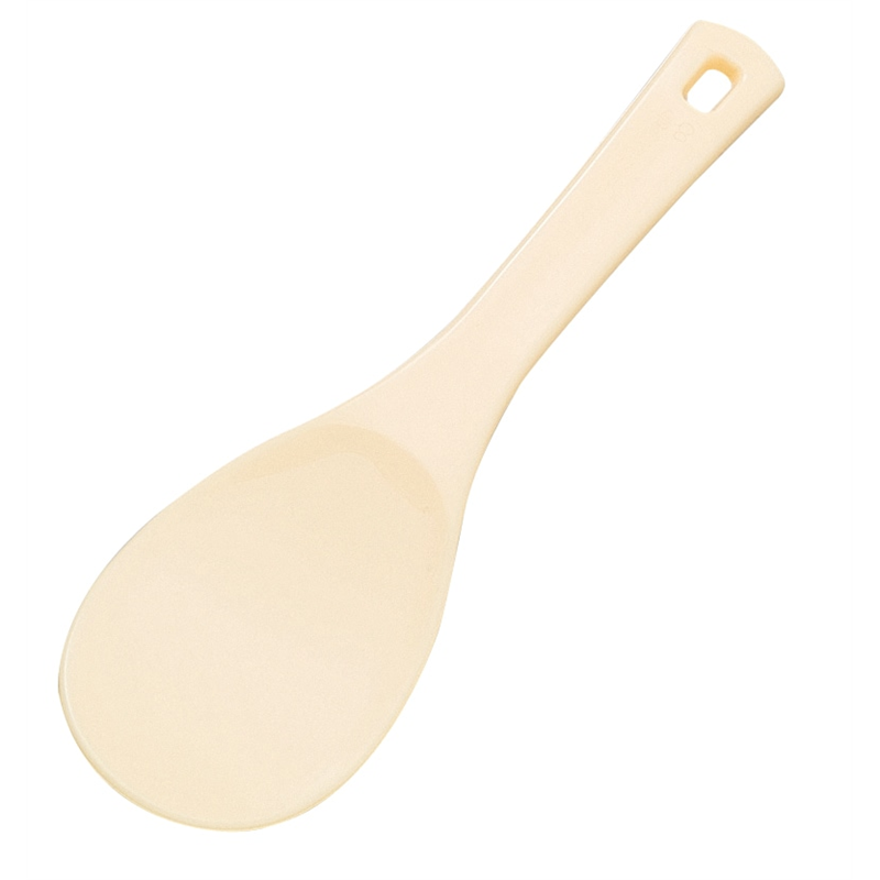 117 飯杓子 8号(24cm)クリーム袋入 1個(ご注文単位1個)【直送品】