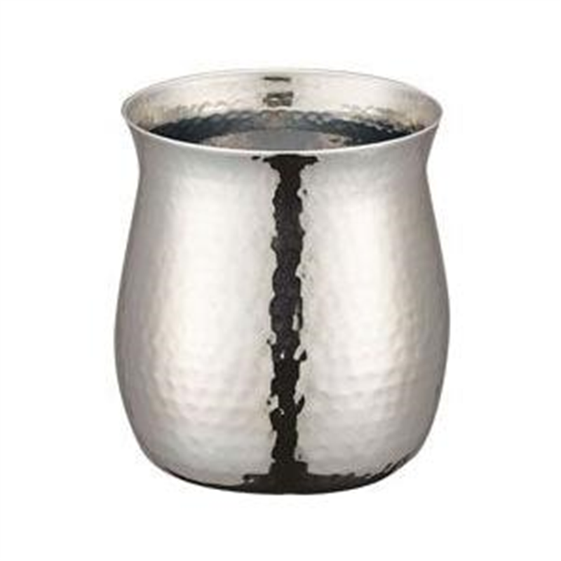 UK ステンレス ガラ入れ(A)(槌目入り) S 1個(ご注文単位1個)【直送品】