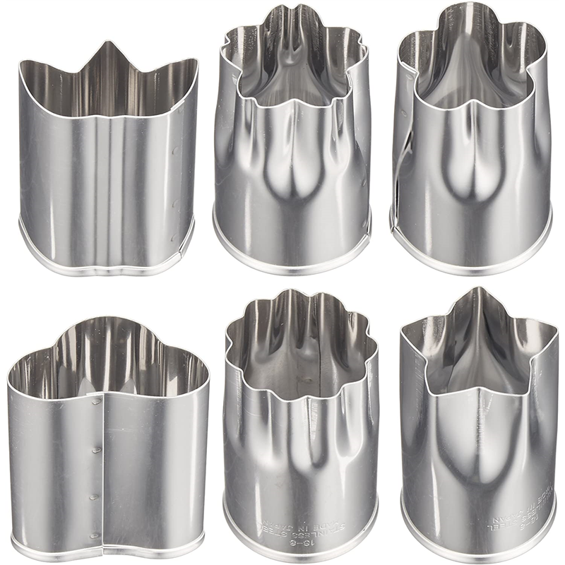 (S) 18-8野菜抜型 6PC 小 №133 1個（ご注文単位1個）【直送品】