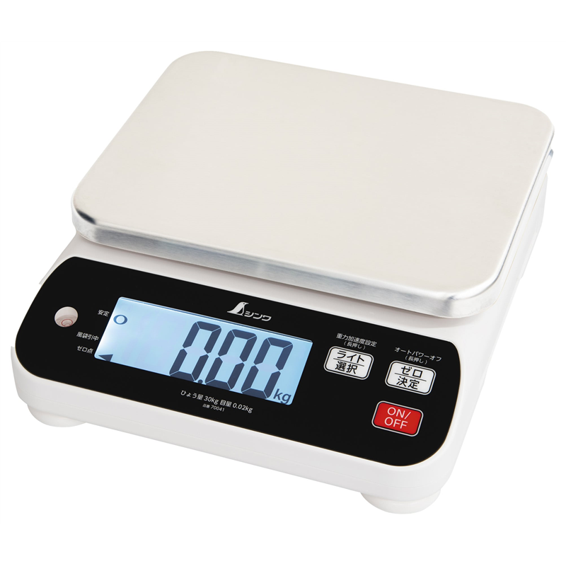 シンワ防塵防水 デジタルハカリ WP 6kg 1個（ご注文単位1個）【直送品】