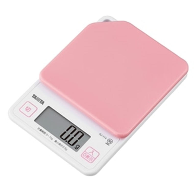タニタ KJ-114-PK(ストロベリーピンク) Dクッキングスケール 1㎏ 1個(ご注文単位1個)【直送品】
