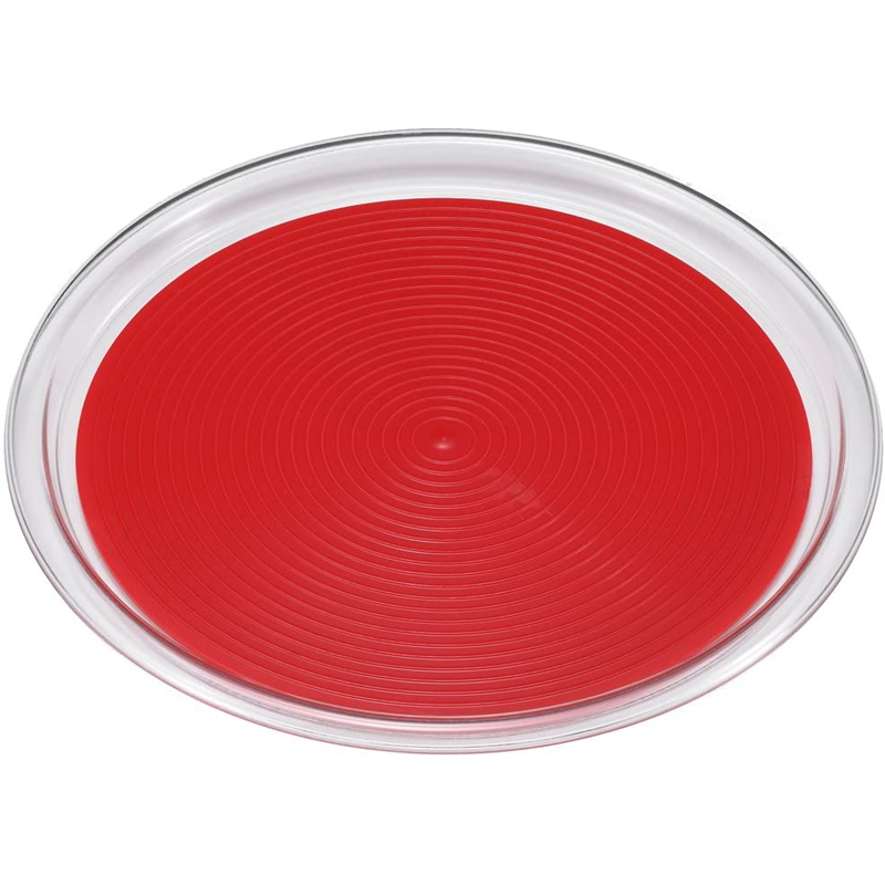 MT-1073 クリアマジックトレー丸 小 レッド 1個(ご注文単位1個)【直送品】