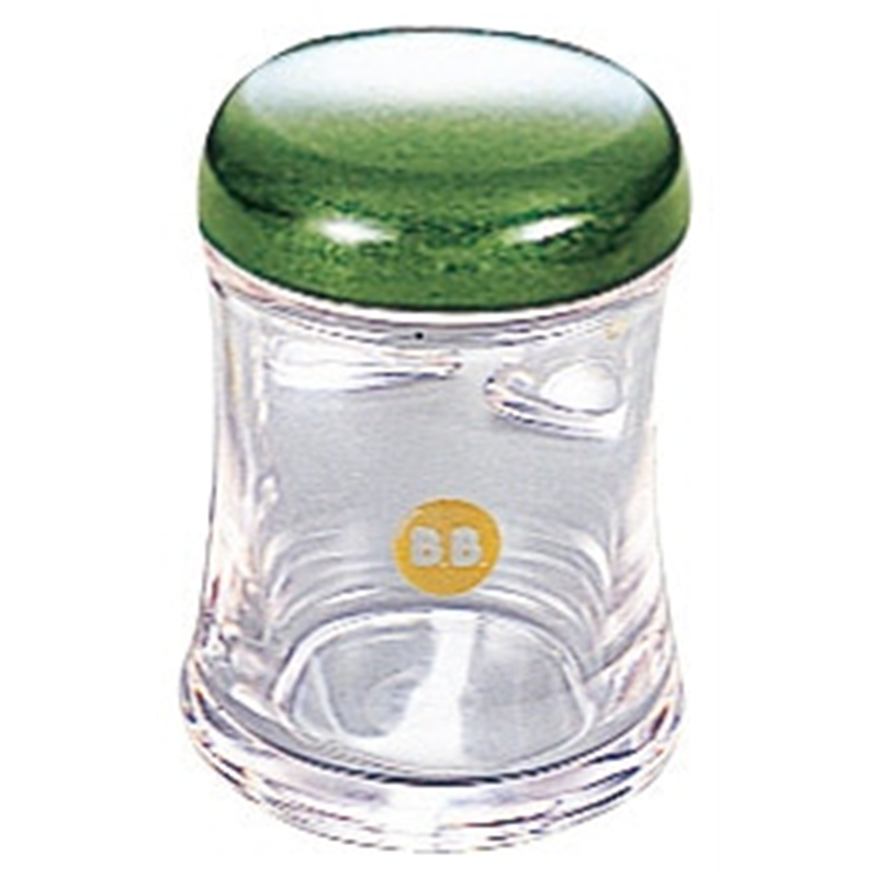 BB調味料入 B-5412G 楊枝入れ 緑 80cc 1個（ご注文単位1個）【直送品】