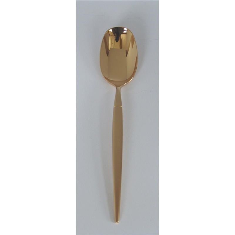 LW №12500 18-10ミルトア 金仕上 デザートスプーン 1個（ご注文単位1個）【直送品】