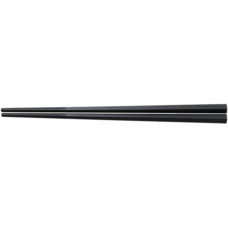 PM-358 ぐる麺箸 21cm 黒 1個（ご注文単位1個）【直送品】