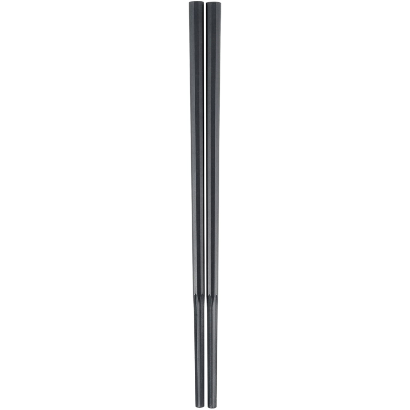 GM-4050 10角ぐる麺箸 極太 21cm 黒 1個（ご注文単位1個）【直送品】