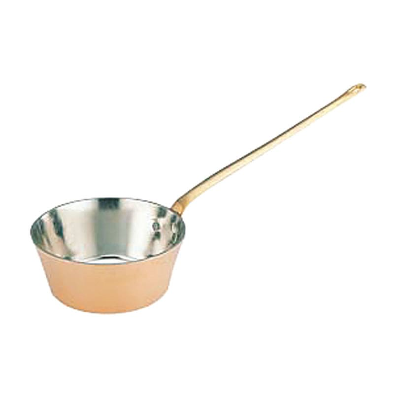 銅 テーパープチパンロングハンドル 12cm(440cc) 1個（ご注文単位1個）【直送品】