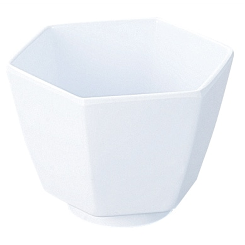 №79W 六角小鉢 (白) 1個(ご注文単位1個)【直送品】