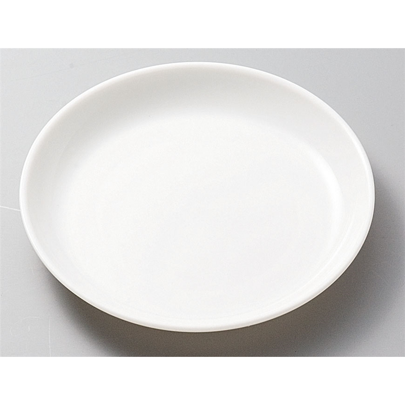 №1712W ポリプロ給食皿16cm (ホワイト) 1個（ご注文単位1個）【直送品】