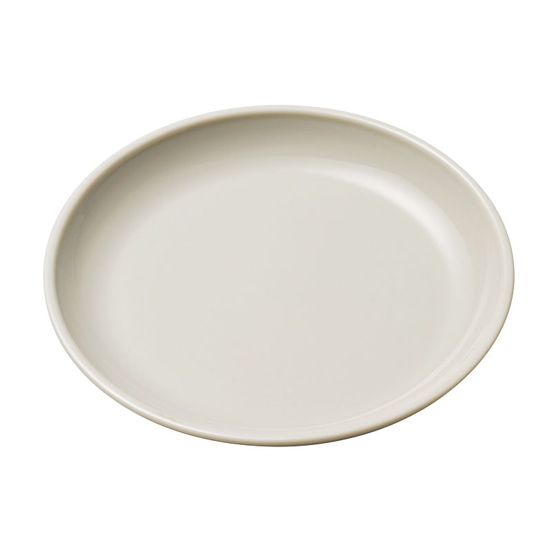 №1710GR ポリプロ給食皿14cm (グレー) 1個（ご注文単位1個）【直送品】