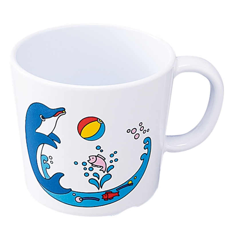 お子様コップ L-15 イルカ片手コップ(大) 1個(ご注文単位1個)【直送品】