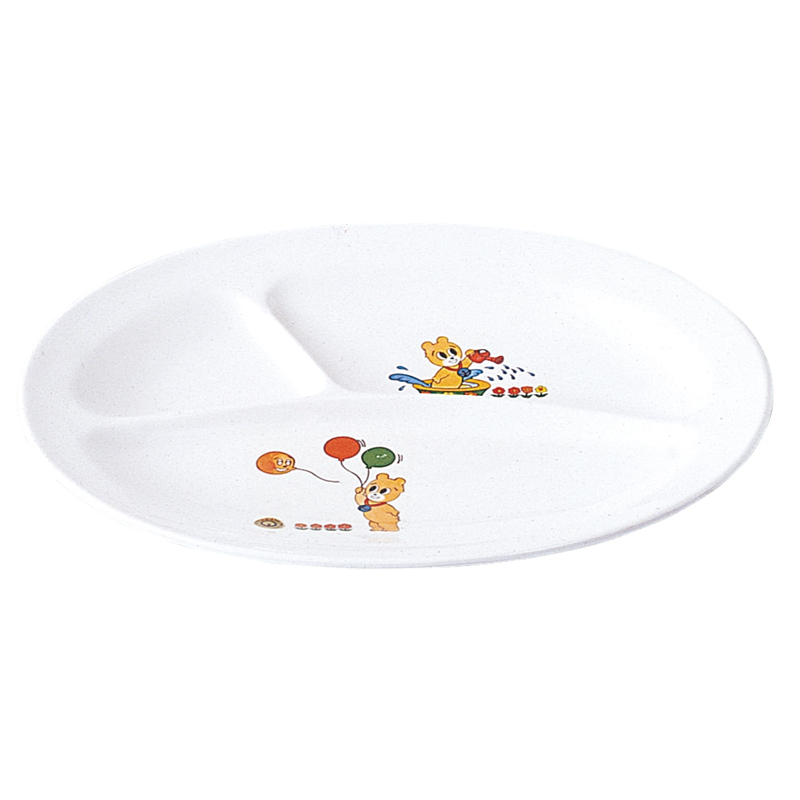 お子様食器 KF-12 小判ランチ皿(小) コロちゃん 1個（ご注文単位1個）【直送品】