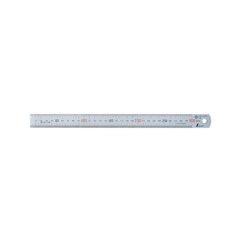 シルバー直尺 13013 30cm 1個（ご注文単位1個）【直送品】
