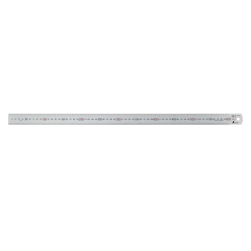 シルバー直尺 13021 60cm 1個（ご注文単位1個）【直送品】