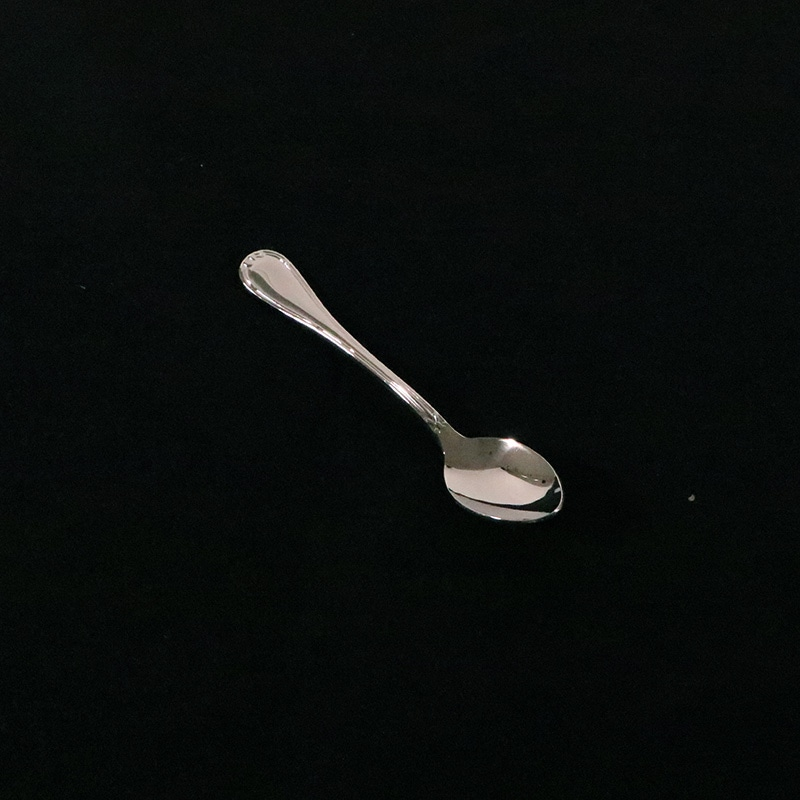 18-8リボンデミタススプーン 1個(ご注文単位1個)【直送品】