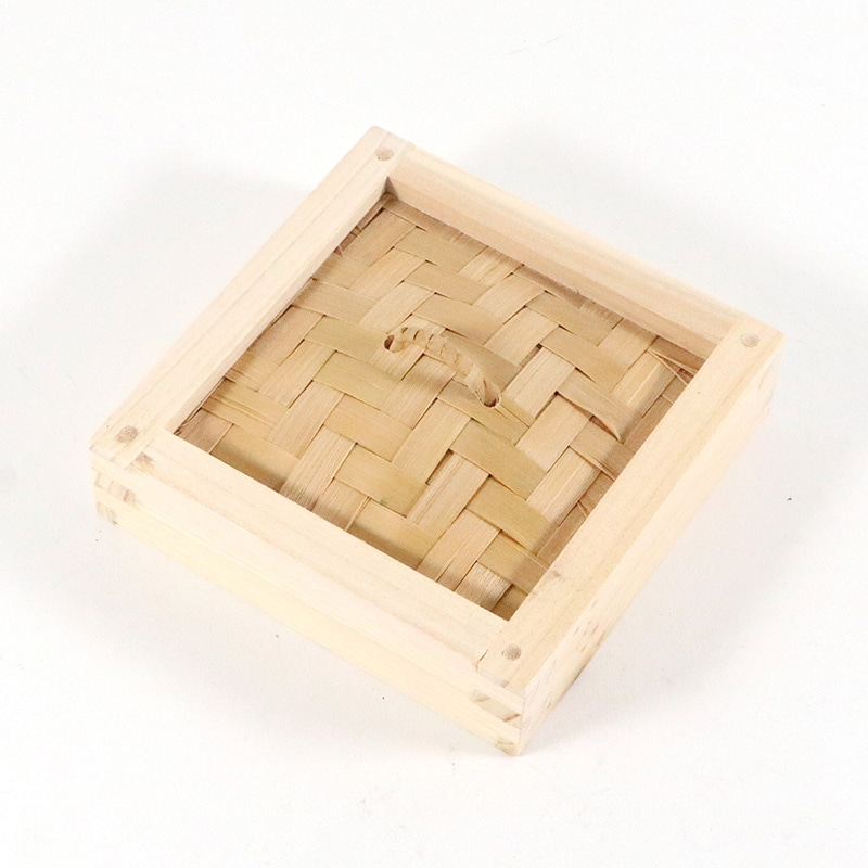本格派杉製角型セイロ蓋15cm 1個(ご注文単位1個)【直送品】